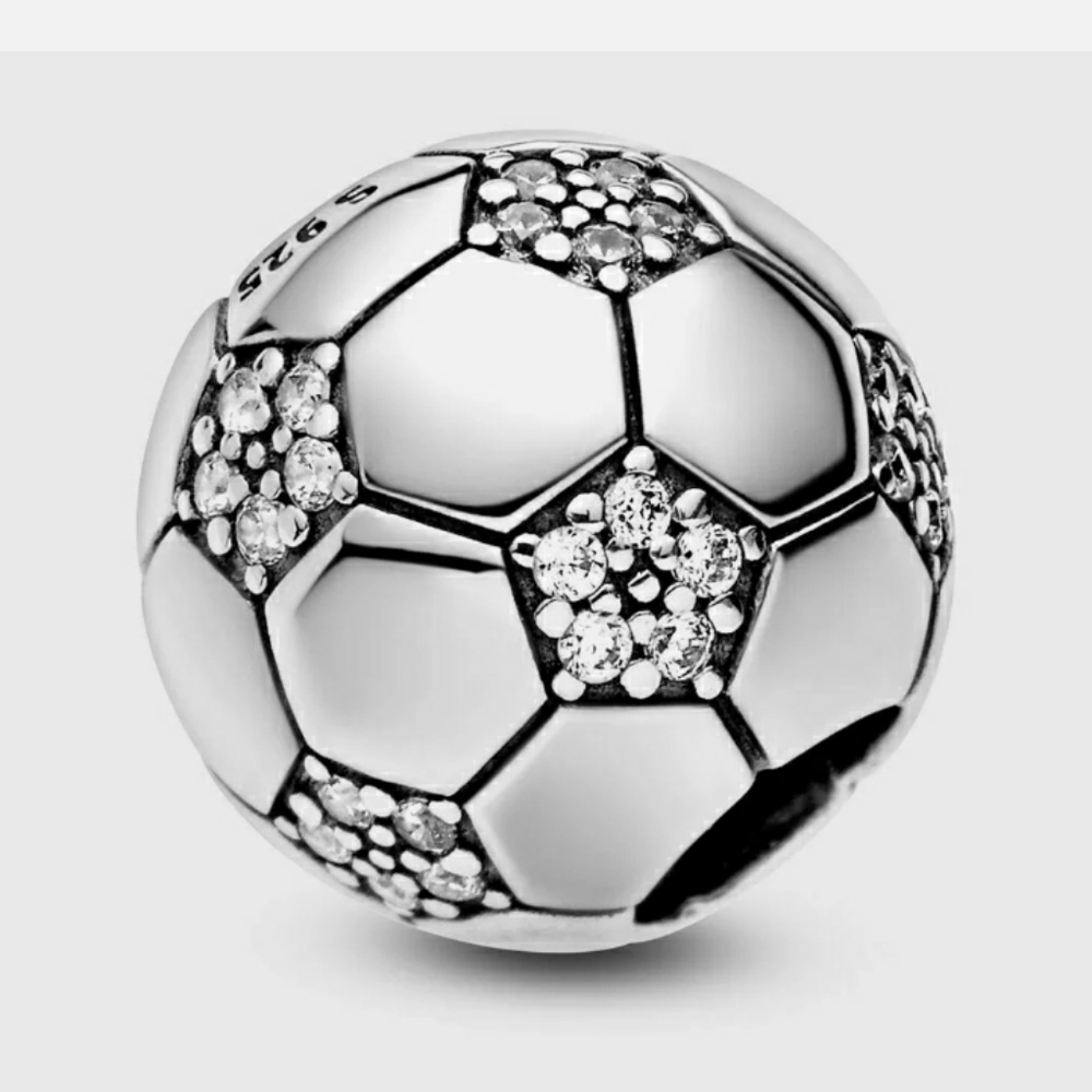 COPY - Pandora sparkling soccer charm.